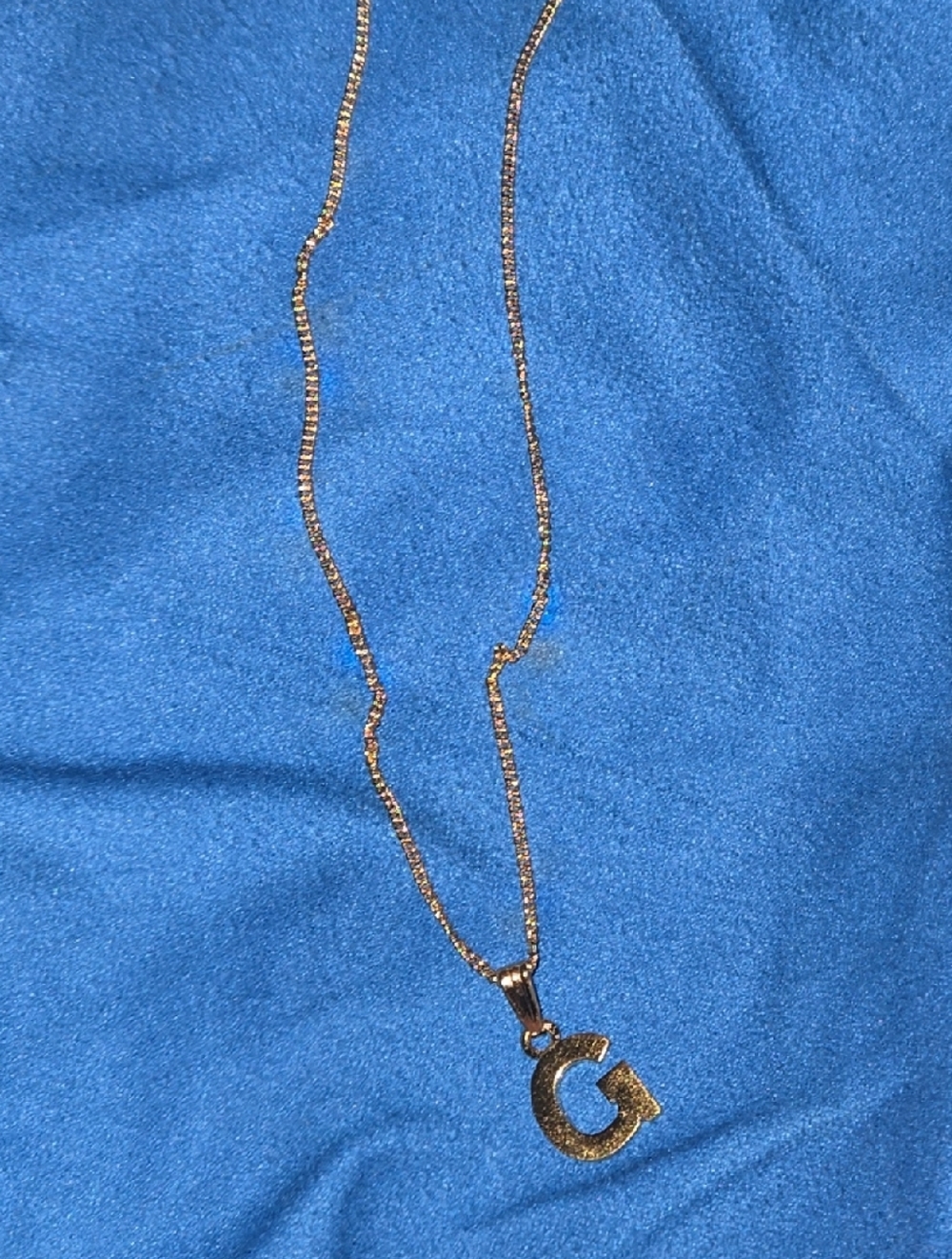 Gold Letter G Pendant Necklace - Women Jewelry